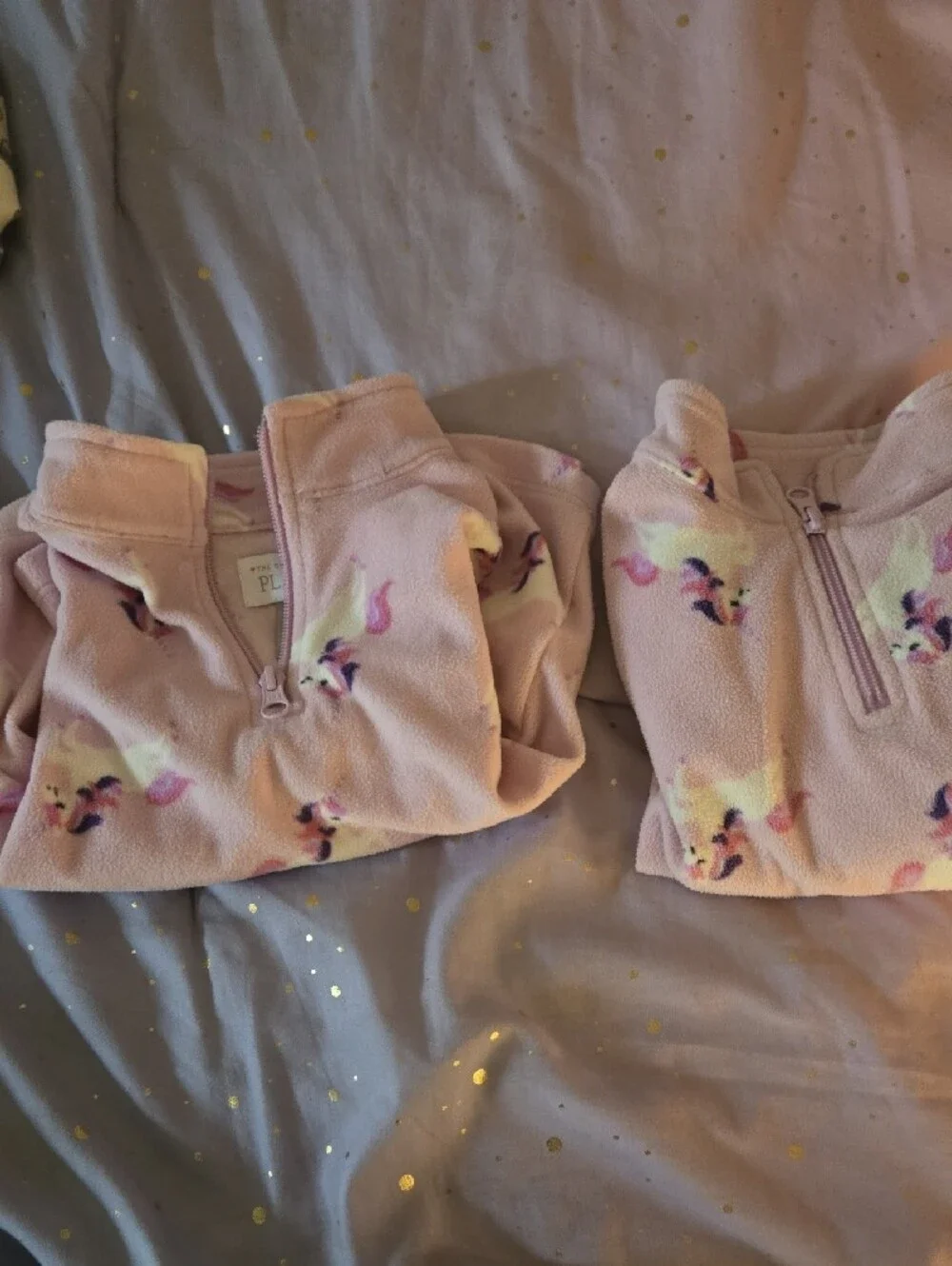 The Children's Place Light Pink Unicorn Fleece Pullover